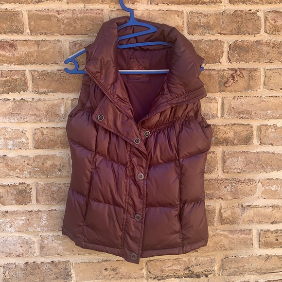 Prana Jackets & Blazers - Prana Down Puffer Vest Burgandy